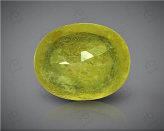 Natural Heated & Treated Yellow Sapphire Certified  3.69 carats -96537
